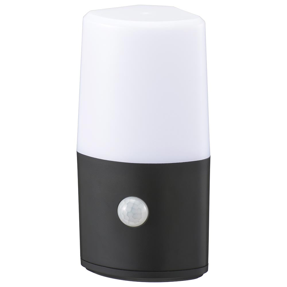 LEDポーチライト(160Lm/明暗+人感センサー/昼白色/防水仕様IPX4/単3形×4本使用)_06-0855_LS-B160JC-3_OHM(オーム電機)